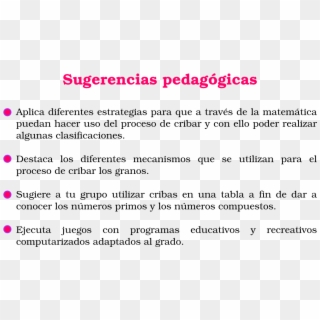 Texto Sugerencias Pedagogicas - Trilce, HD Png Download