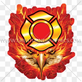 Flaming Maltese Cross Freeuse - Eagle Red Transparent Logos, HD Png Download