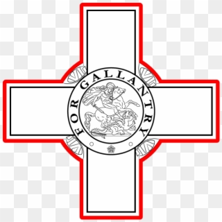 George Cross - George Cross Maltese Flag, HD Png Download