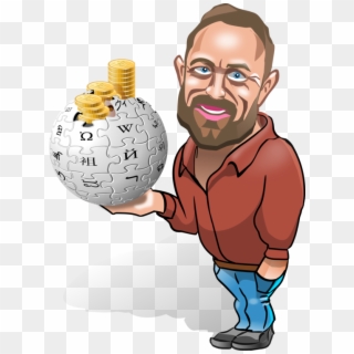 Jimmy Wales Entrepreneurship Founder Computer Icons - Wikipedia Man, HD Png Download