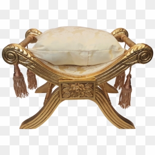 Real Gold Leaf - Chair, HD Png Download