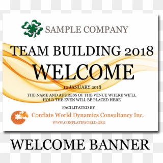 Welcome Banner Sample Website - Fab And Glam, HD Png Download