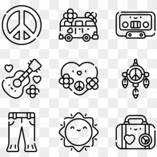 Hippies - Manufacturing Icon Free, HD Png Download