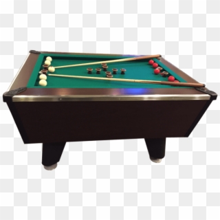 Vintage Pool Table Png - Billiard Table, Transparent Png