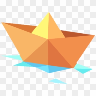 Barco Sticker - Origami, HD Png Download