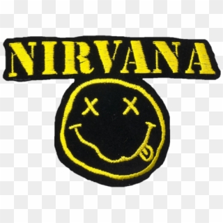 #nirvana #logo #patch #freetoedit - Nirvana Smiley, HD Png Download