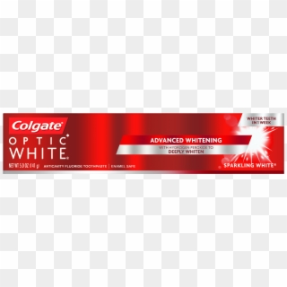 Colgate Optic White Whitening Toothpaste, Sparkling - Colgate, HD Png Download