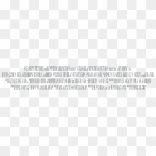 Movie Poster Bottom Text Template - Movie Poster Font Credits Png, Transparent Png