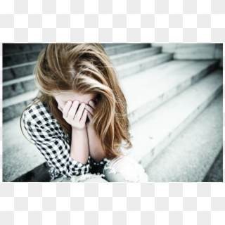 Depression In Girl, HD Png Download