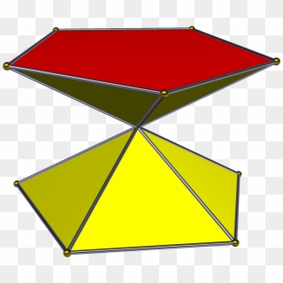 Crossed Pentagonal Prism - Hexagonal Antiprism, HD Png Download