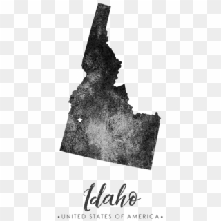 Bleed Area May Not Be Visible - Idaho Silhouette, HD Png Download