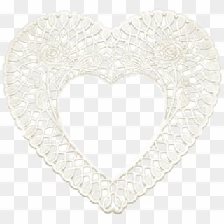 Lace Hearts - Heart Doilies Crafts, HD Png Download