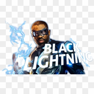 Black Lightning Image - Poster, HD Png Download