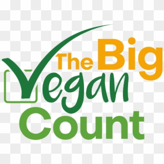 The Big Vegan Count Logo - Graphic Design, HD Png Download