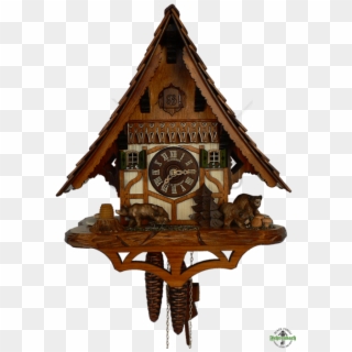 Day Chalet With Bears Png Image With Transparent Background - Cuckoo Clock, Png Download