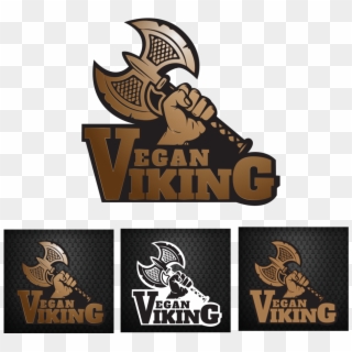 Bold, Serious, Fitness Logo Design For Vegan Viking - Vegan Viking, HD Png Download