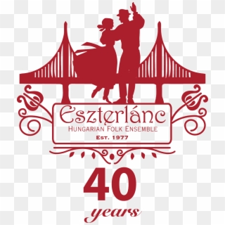 Eszterlánc 40th Commemorative Logo, High Resolution - Poster, HD Png Download