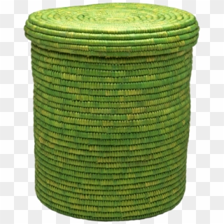 Lime Laundry Basket - Artificial Turf, HD Png Download