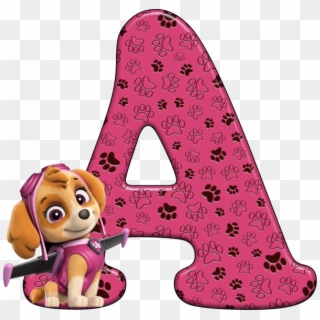Alfabeto - Patrulha Canina - Skye 1 - Png - Personalized - Paw Patrol Sister Of The Birthday Boy, Transparent Png