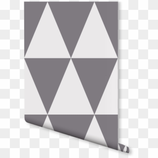 This Geometric Wallpaper Design Features A Large Triangular - Triangle, HD Png Download