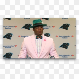 Cam Newton Looks Like Candyland's Mob Boss - Cam Newton Stupid Outfit, HD Png Download