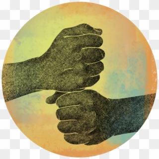Right Fist On Top Of Left Fist , Png Download - Right Fist On Top Of Left Fist, Transparent Png