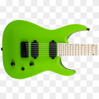 Jackson X Series Soloist Slathx M3 7 7 String - Guitar Clipart Green, HD Png Download