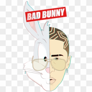 Bleed Area May Not Be Visible - Bad Bunny Dibujos Animado, HD Png Download