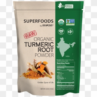 Superfoods Raw Organic Turmeric Powder - Superfoods Matcha Green Tea Powder, HD Png Download