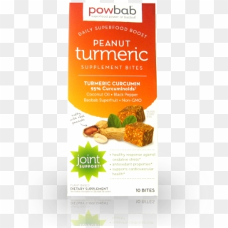 Peanut Turmeric Supplement Bites X 3 $13 - Natural Foods, HD Png Download