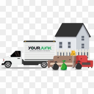 Rubbish Clearance & Junk Removal Scotland - Commercial Vehicle, HD Png Download