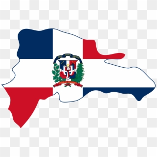 Dominican Republic Flag - Dominican Republic Flag Cartoon, HD Png Download