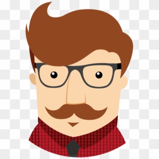 Img Emo 01 - Hipster Cartoon Vector, HD Png Download