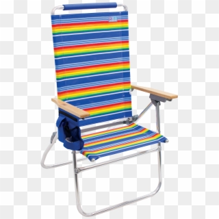Folding Chair - Rio Beach Hi-boy Tall Back Beach Chair, HD Png Download