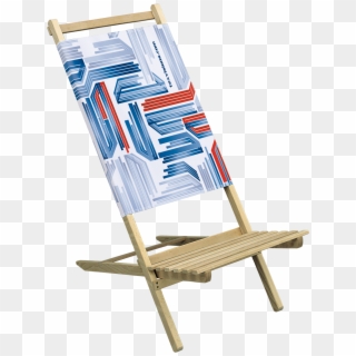 The Beach Chair Has A Frame That Is Lightweight At - Folding Chair, HD Png Download