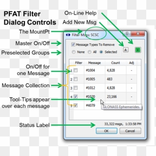 The Filter Msgs Dialog Can Be Invoked On Any Parsed - Nitro Pdf Professional 6 Serial, HD Png Download