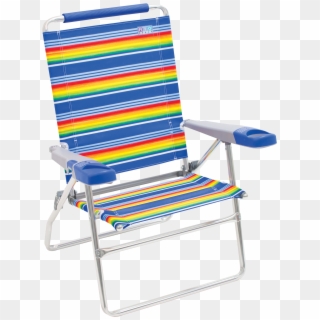 Rio Beach Chair With Deluxe Arms Aluminum Frame And - Folding Chair, HD Png Download