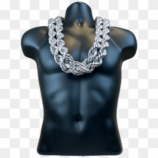 Double Silver Chain - Chain, HD Png Download