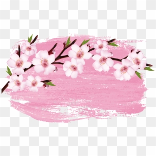 Cherry Blossom Branch - Pink Sakura Blossoms Png, Transparent Png