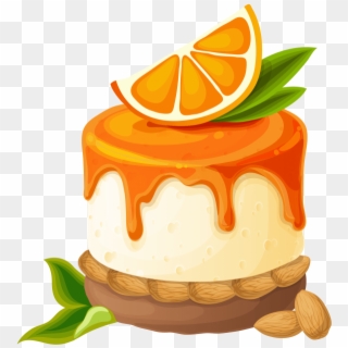 Clip Art Orange Cake, HD Png Download