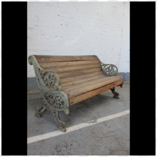 0012003 Light Wooden Park Bench X1 - Bench, HD Png Download