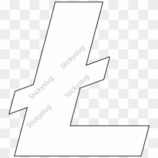 Litecoin Sticker - Litecoin Лого Png, Transparent Png