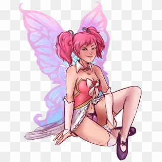 “guess Who's Huniepop Garbage Scribbled This A While - Fairy, HD Png Download