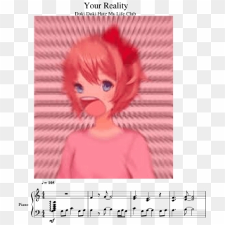Your Reality But Wait A Minute Doki Doki Funny Face Hd Png Download 850x1100 6541309 Pngfind - your reality doki doki roblox piano sheet
