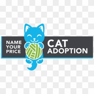Cat Adoption Logo - Kitten Logo, HD Png Download