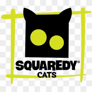 Squaredy Cats Logo - Cat, HD Png Download