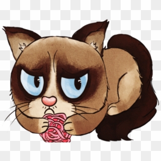 Grumpy Cat Clipart Png - Grumpy Cat Cartoon, Transparent Png