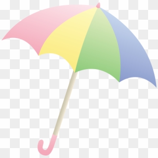Umbrella Clip Colored - Umbrella, HD Png Download