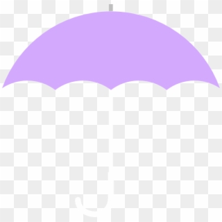 Umbrella Purple Clip Art At Clker - Umbrella Clipart No Handle, HD Png Download
