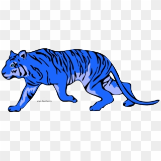 Blue Tiger Clipart - Gambar Kartun Harimau Sumatera, HD Png Download